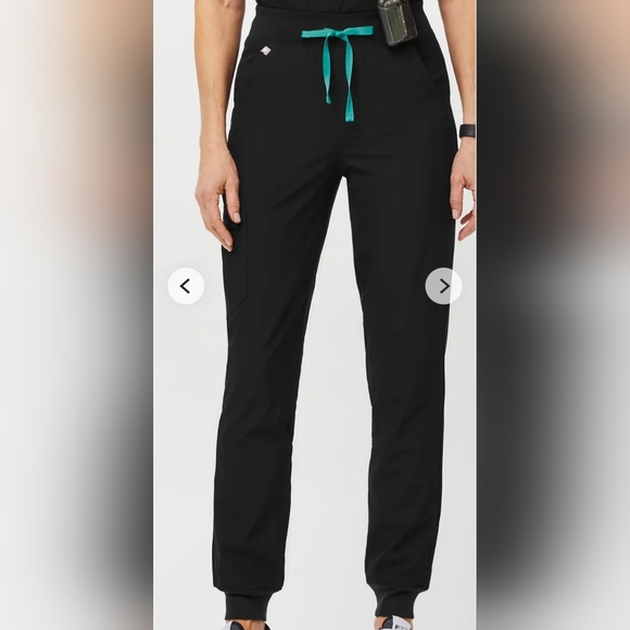 FIGS JOGGERS BLACK FREEX LINED L/T - Picture 7 of 12